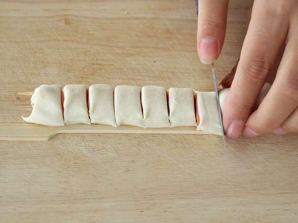 Lupinasti cvetovi s knackisom - Priprava korak 2