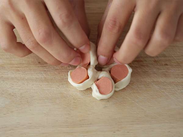 Lupinasti cvetovi s knackisom - Priprava korak 3