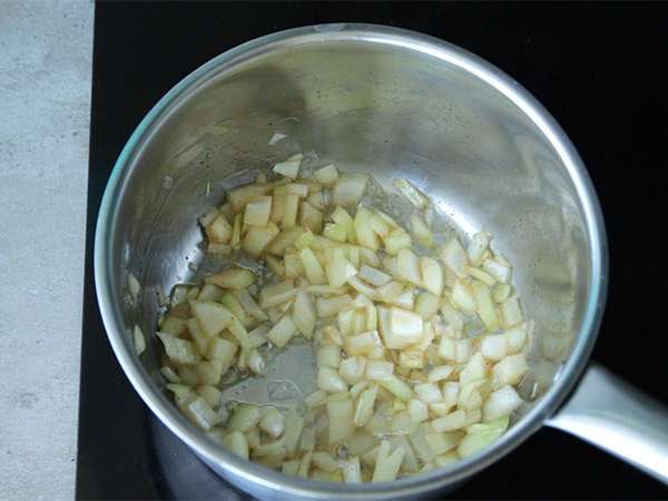 Kremna juha iz bučk - Priprava korak 1