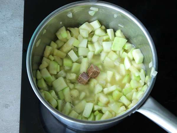 Kremna juha iz bučk - Priprava korak 3