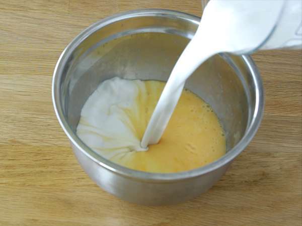 Kokosov flan - Priprava korak 2