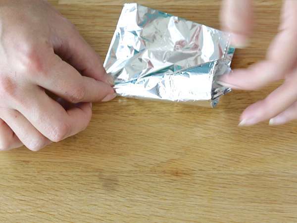 Stožci iz listnatega testa z lososom in drobnjakom - Priprava korak 2