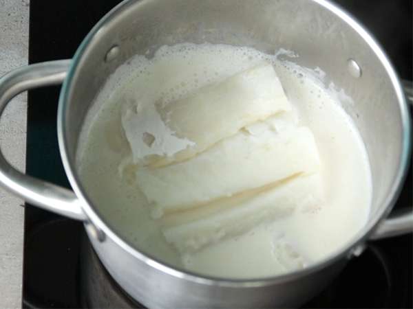 Trska s smetano, tradicionalni portugalski recept - Priprava korak 1