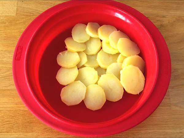 Tarte Tatin iz krompirja in kantala - Priprava korak 2