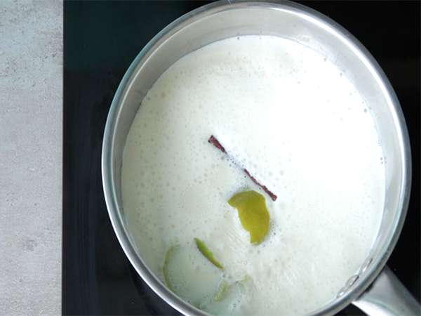 Las gachas, andaluzijska smetana z zelenim janežem in cimetom - Priprava korak 1