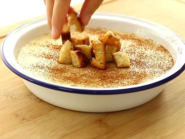 Las gachas, andaluzijska smetana z zelenim janežem in cimetom - Priprava korak 7