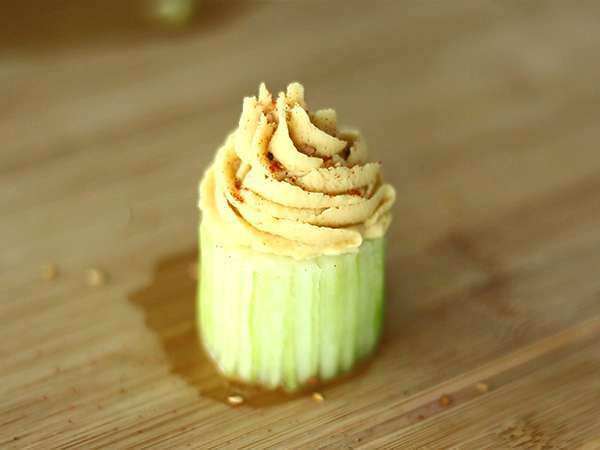 Veganski keksi s kumarami in humusom - Priprava korak 5