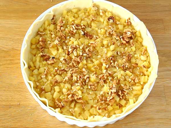 Camembert in jabolčni tart - Priprava korak 3