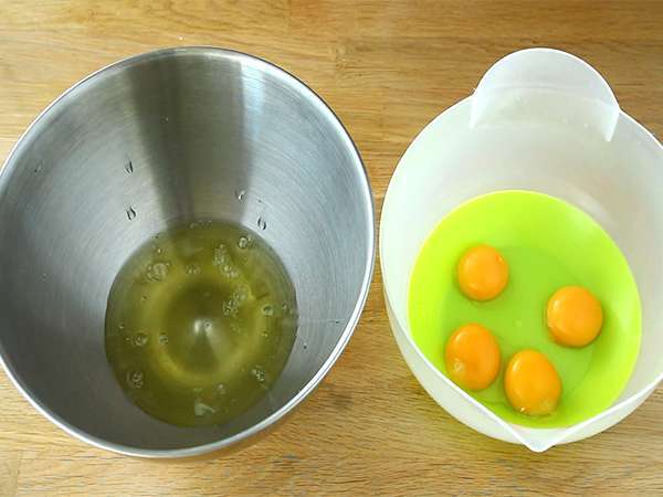 Marmorna torta - Priprava korak 1