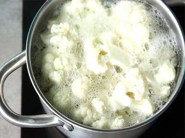 Cvetača gratin - Priprava korak 1