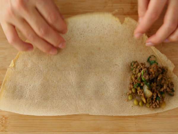 Goveje meso samoussas - Priprava korak 4