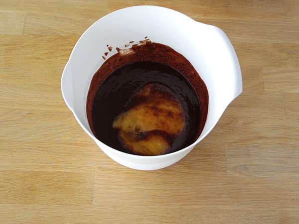 Jedlični browniji - Priprava korak 2