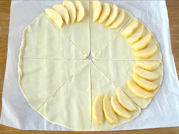 Ekspresni jabolčni obrati - Priprava korak 2