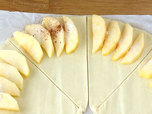 Ekspresni jabolčni obrati - Priprava korak 3