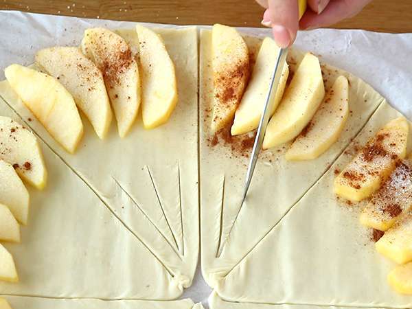 Ekspresni jabolčni obrati - Priprava korak 4