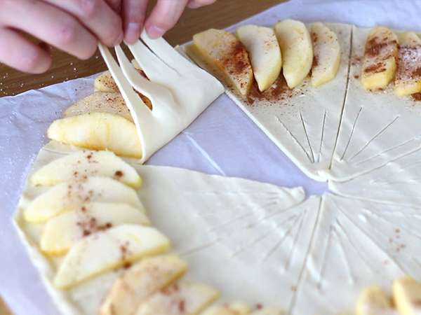 Ekspresni jabolčni obrati - Priprava korak 5