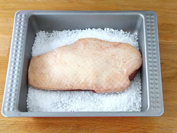 Domače sušene račje prsi - Priprava korak 2