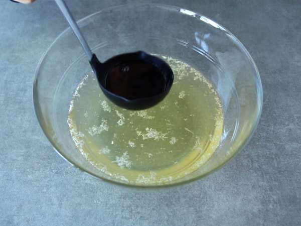 Šampanjska juha, praznični koktajl - Priprava korak 2