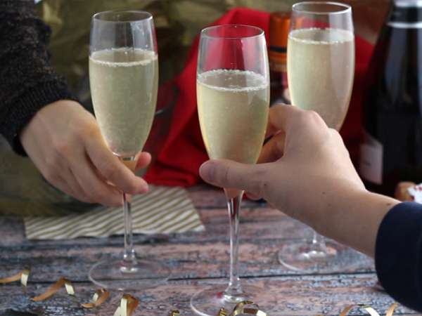 Šampanjska juha, praznični koktajl - Priprava korak 3