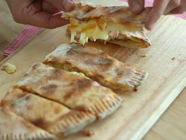 Chausson z raclettejem, savojsko kalzono - Priprava korak 6