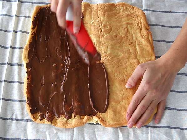 Nutella roll torta - Priprava korak 5