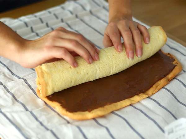 Nutella roll torta - Priprava korak 6