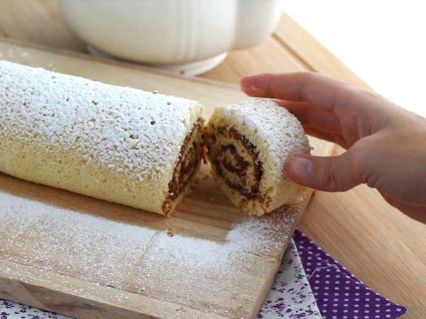 Nutella roll torta - Priprava korak 7