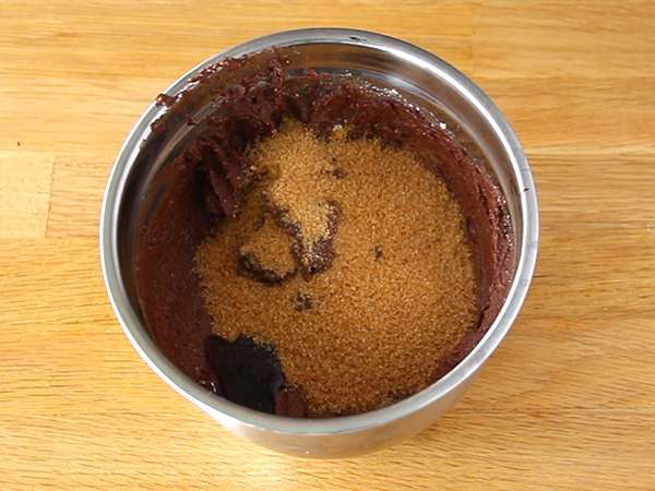 Veganski brownie, brez jajc in mleka - Priprava korak 2