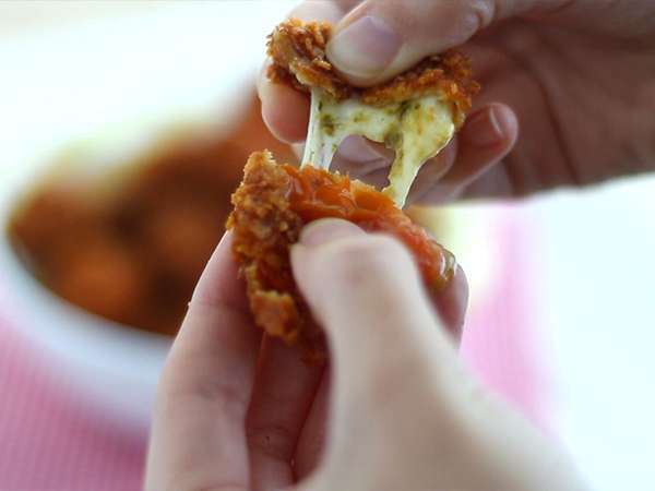 Mesne kroglice Margherita - Priprava korak 5