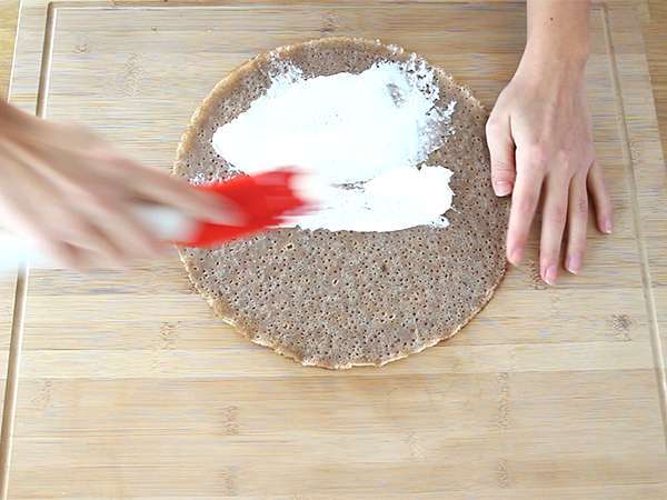 Ajdovi zvitki z lososom - Priprava korak 1