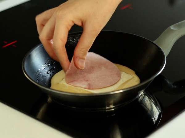 Palačinke Croque - Priprava korak 3