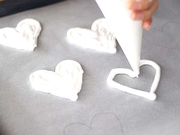 Hitro Valentinovo Vacherins - Priprava korak 2