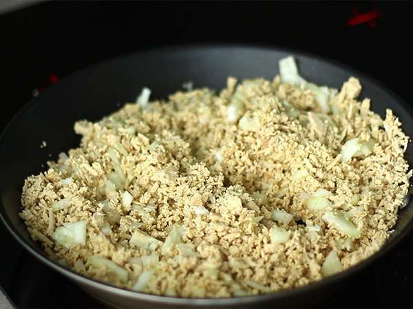 Veganska pastirska pita z bučkami in tofujem - Priprava korak 2