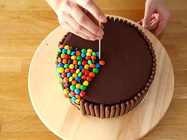 Gravitacijska torta - Priprava korak 9