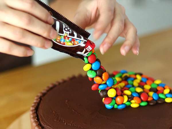 Gravitacijska torta - Priprava korak 12