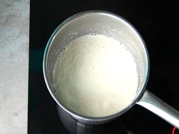 Veganska kokosova panna cotta - Priprava korak 2