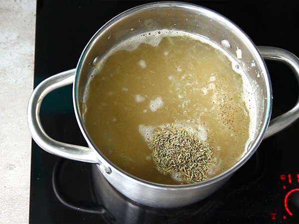 Čebulna juha, klasika - Priprava korak 3