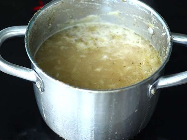Čebulna juha, klasika - Priprava korak 4