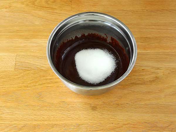 Čokoladni fondant brez glutena - Priprava korak 1