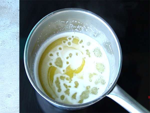 Pecivo choux brez glutena - Priprava korak 1