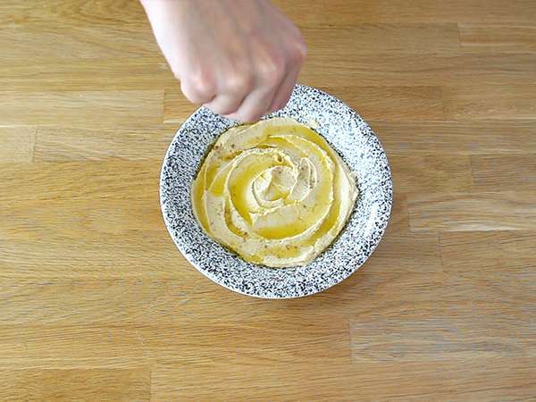 Kremni libanonski humus - Priprava korak 4