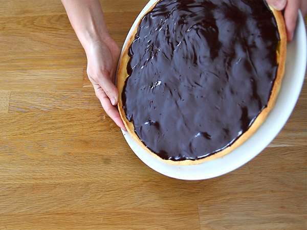 Banana in čokoladni tart (korak za korakom) - Priprava korak 5