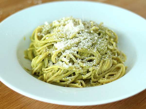 Špageti carbonara z avokadom - Priprava korak 4