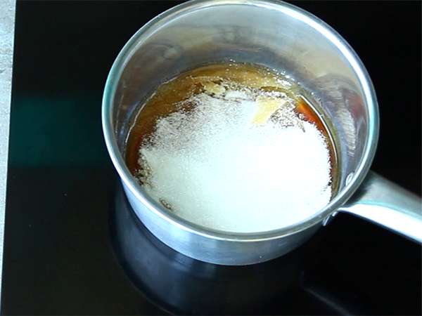 Karamelni in čokoladni tartleti - Priprava korak 2