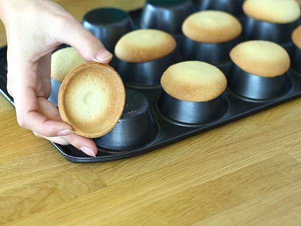 Karamelni in čokoladni tartleti - Priprava korak 6