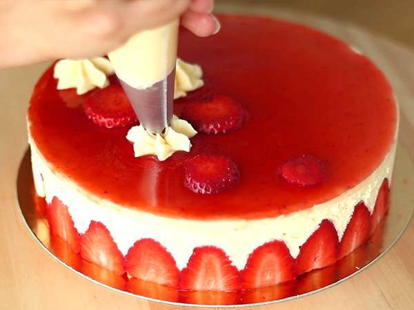 Fraisier (recept po korakih) - Priprava korak 15