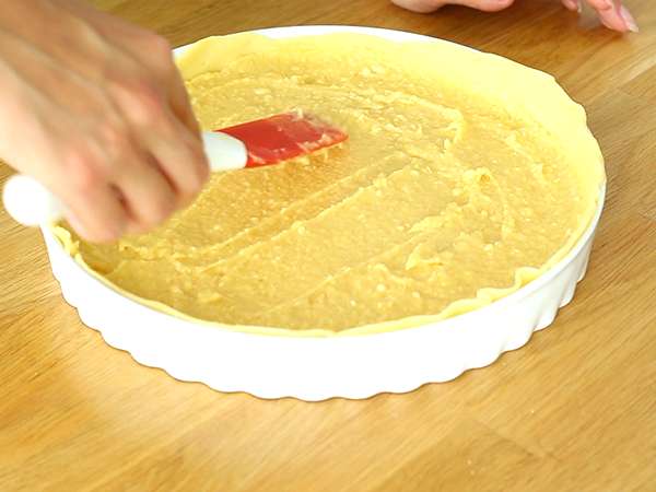 Torta z mandlji in hruškami ali znameniti Bourdaloue - Priprava korak 3