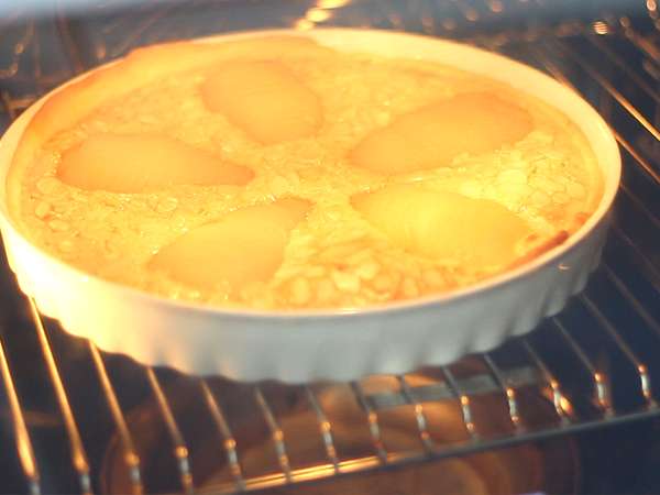 Torta z mandlji in hruškami ali znameniti Bourdaloue - Priprava korak 6