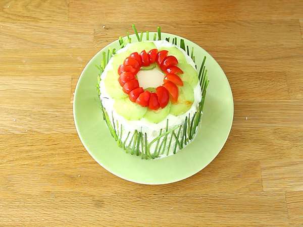 Torta za sendviče, sveža torta za aperitiv - Priprava korak 6