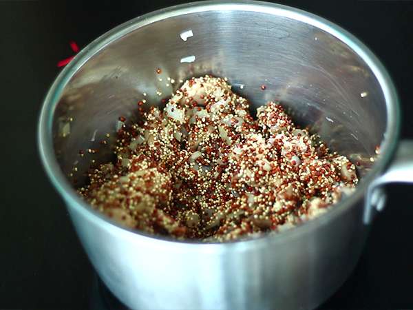 Rižota s kvinojo in gobami - Priprava korak 2